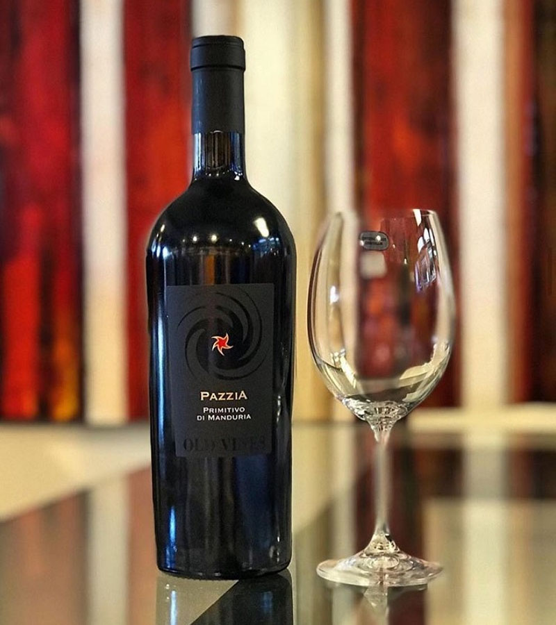 Vang ý pazzia primitivo