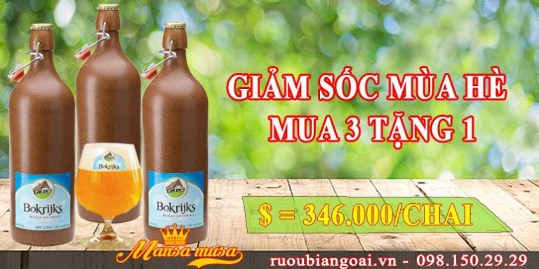 Bia Sứ Bokrijks 750ml – 7,2%