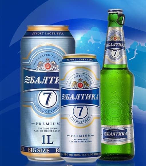 Bia Baltika 7 Nga 5,4% lon 1000ml