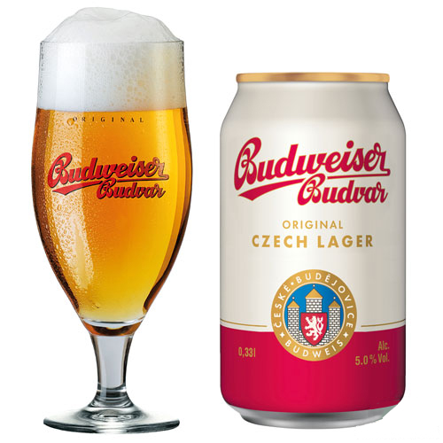 Bia Budweiser Budvar Tiệp 5 % lon 330ml