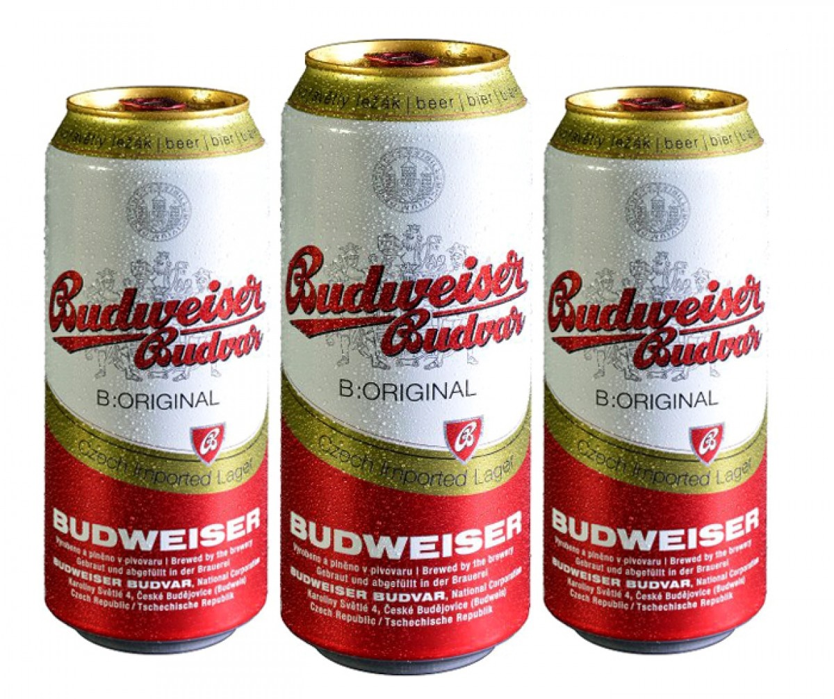 Bia Budweiser Budvar Tiệp5 % lon 500ml