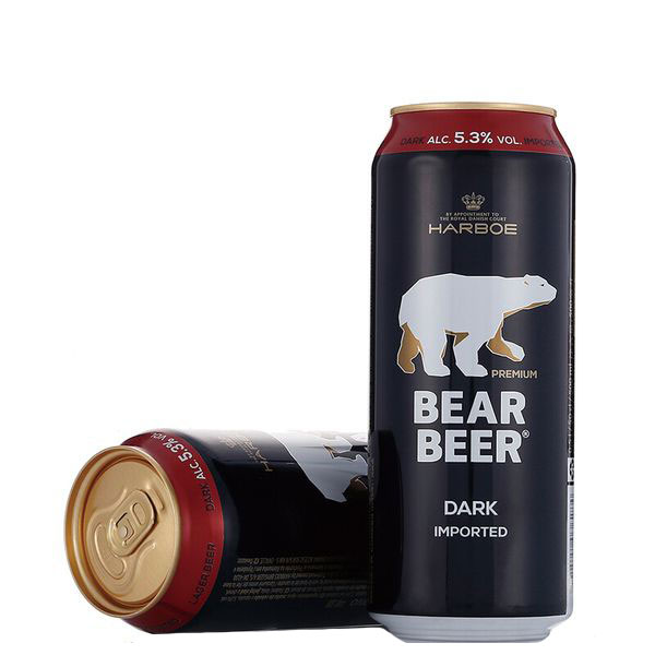 Bia Đức Bear Beer Dark (Bia Gấu) 5,3% lon 500ml