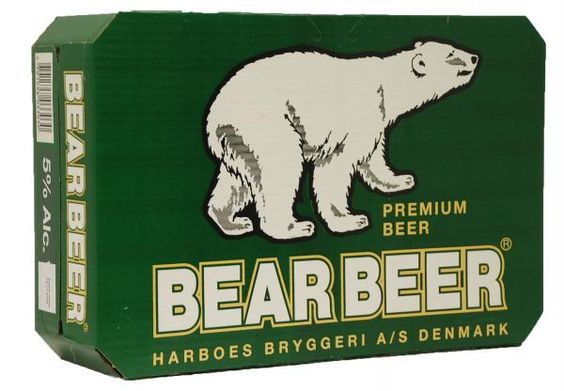 Bia Đức Bear Beer Lager (Bia Gấu) 5% lon 500ml green