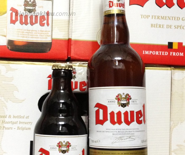 Bia Duvel Bỉ 8,5% chai 750ml