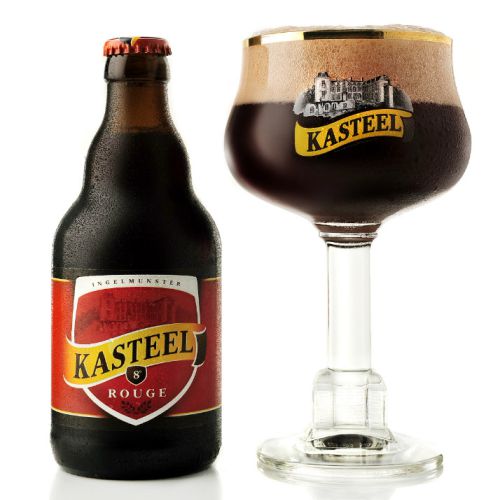 Bia Kasteel Rouge 8% - Chai 330ml