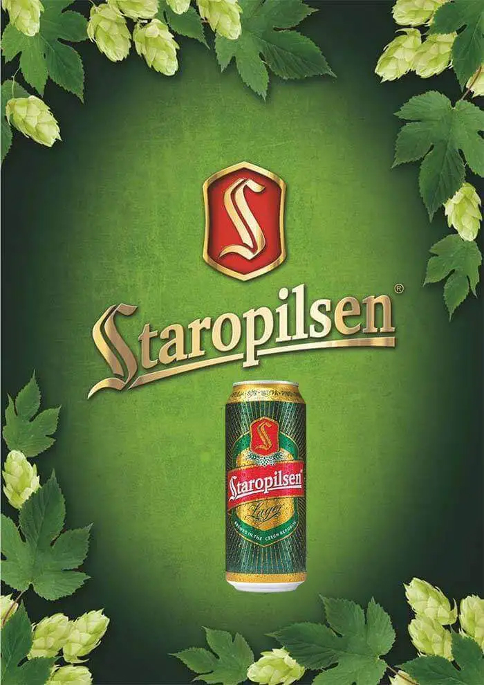 Bia Staropilsen 4,7% lon 500ml