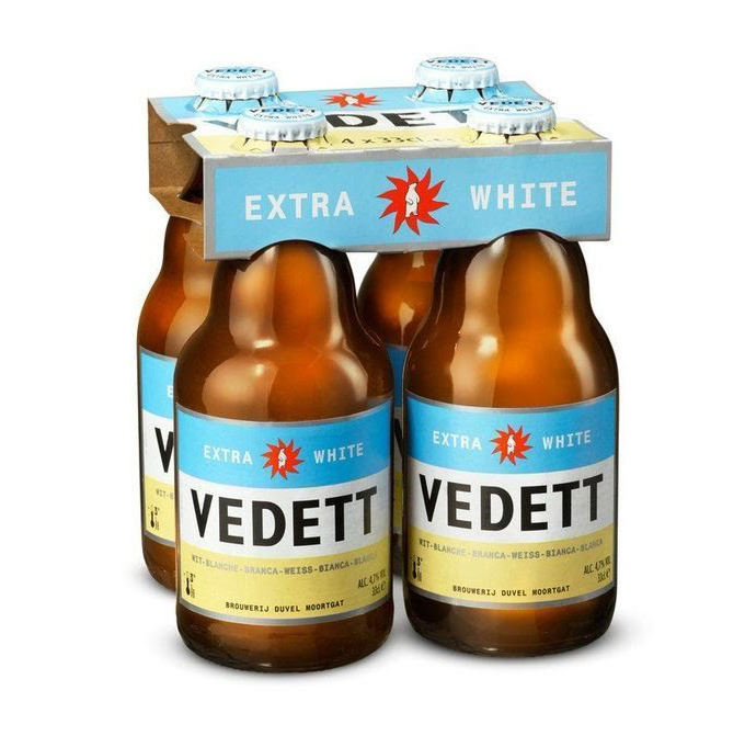 Bia Vedett Extra White Bỉ 4,7% chai 330ml