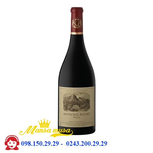 Vang Anthony Rupert Syrah 2012 (2013)