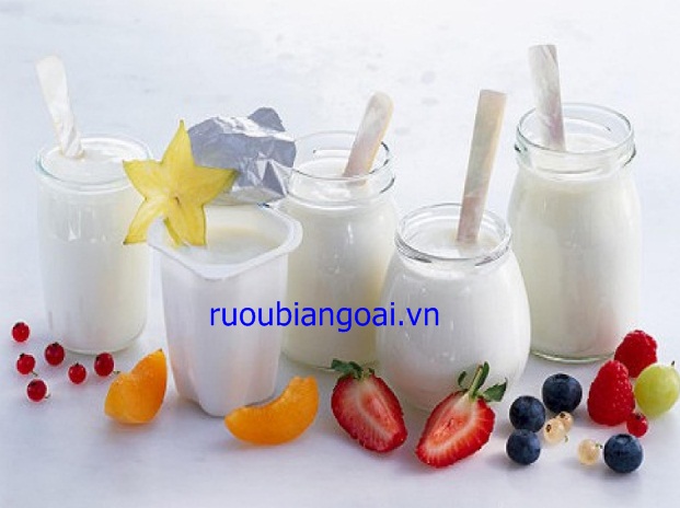 cách uống bia không say với sữa chua