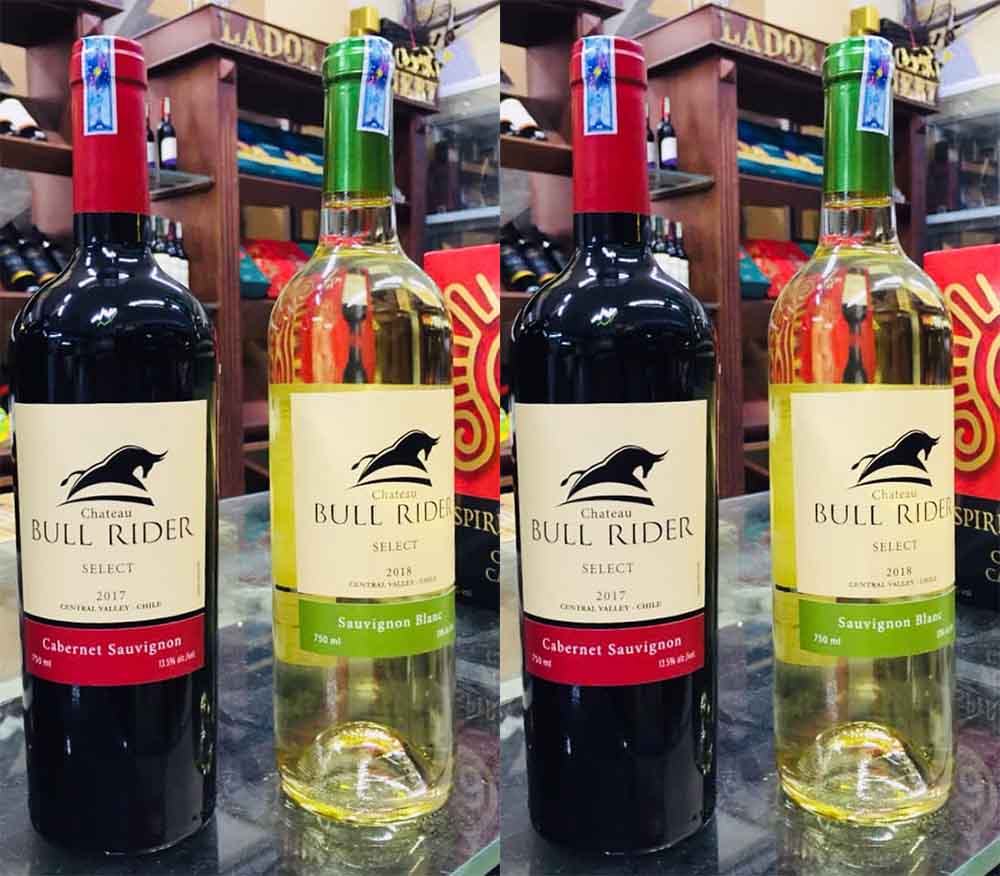 Vang Chile Chateau Bull Rider select Sauvignon blanc