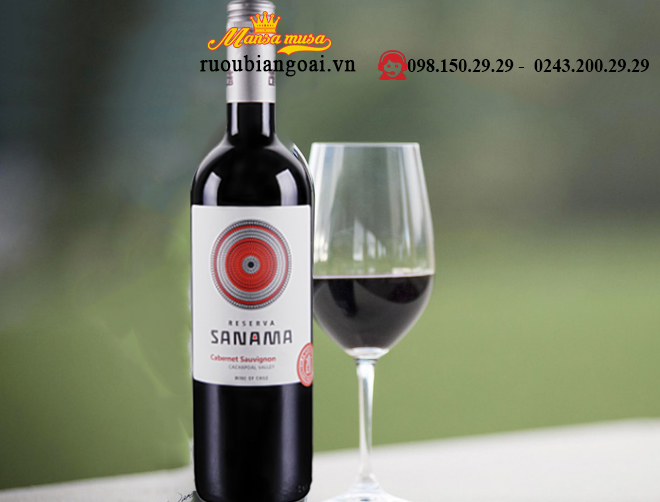 Rượu Vang Chile Reserva Sanama Cabernet Sauvignon