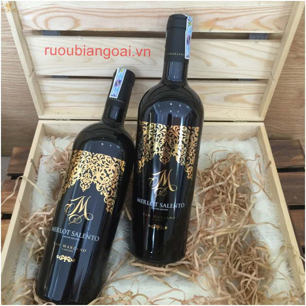 Rượu Vang Ý M Merlot salento