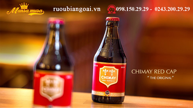 Bia Chimay Đỏ Bỉ