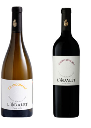 Vang Pháp L’Odalet Chardonay / Cabernet Sauvignon