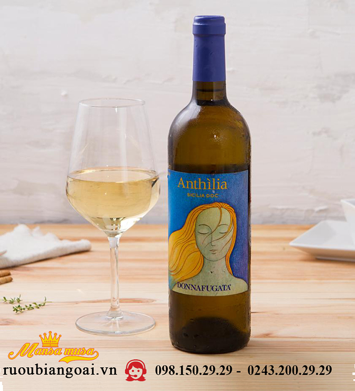 Vang Donnafugata Anthilia Sicilia Doc Bianco - Rượu Vang Ý