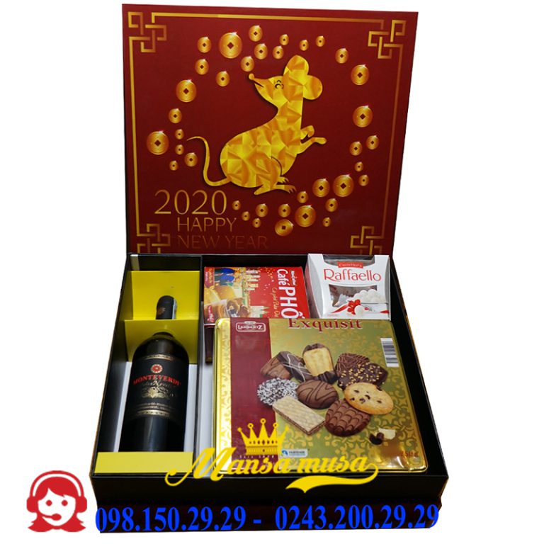 Qùa Tết Canh Tý 2020, Hộp Qùa Vang Ý