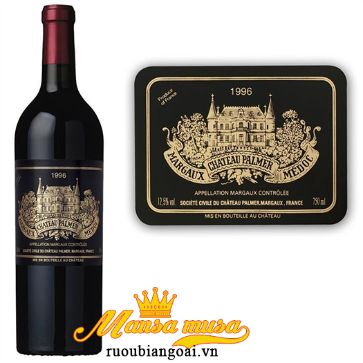 Rượu Vang Chateau Palmer Margaux 1996