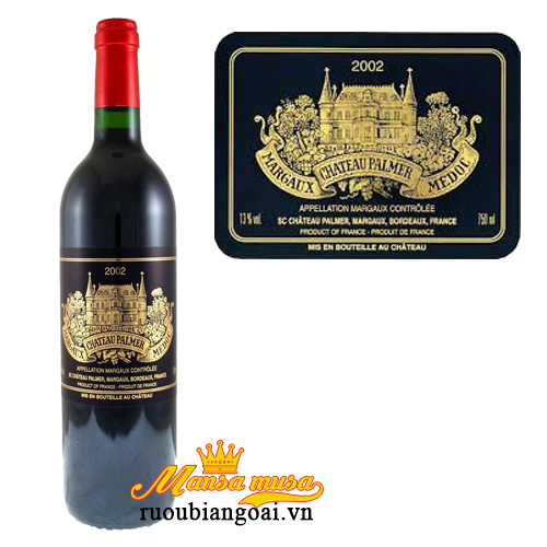 Rượu vang Pháp Chateau Palmer 2002