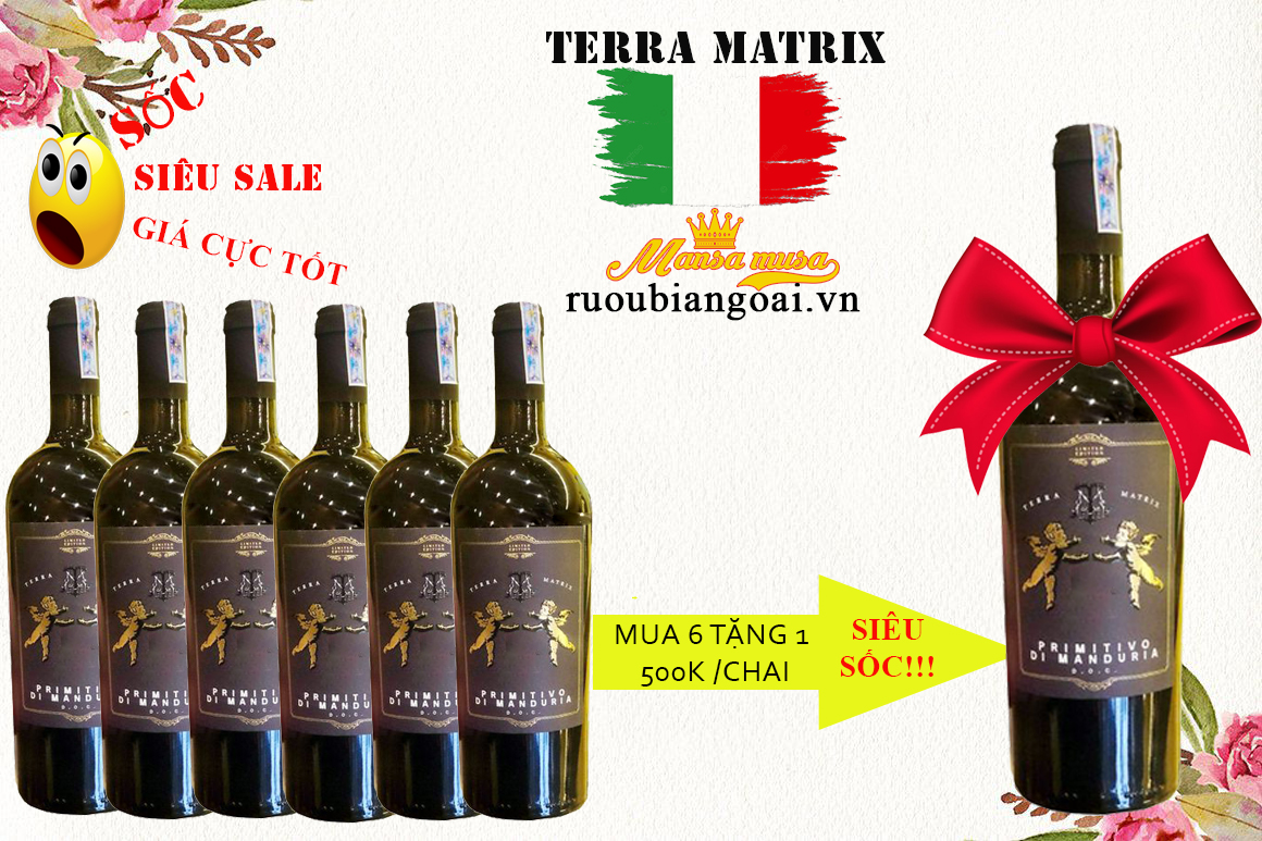 Rượu vang ý terra matrix limited edition