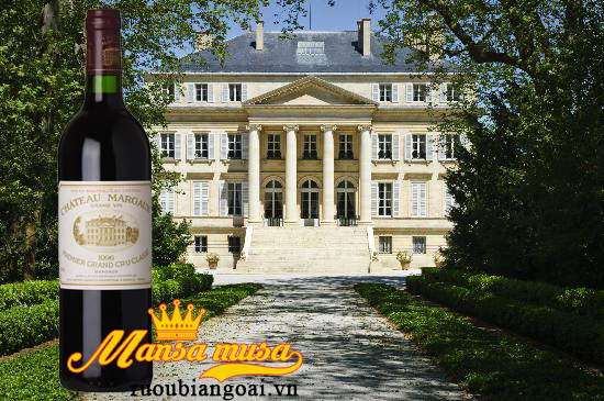 Đặc trưng vang pháp Chateau Margaux 1996