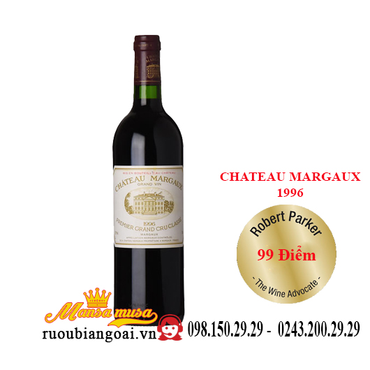 Vang Pháp Chateau Margaux 1996