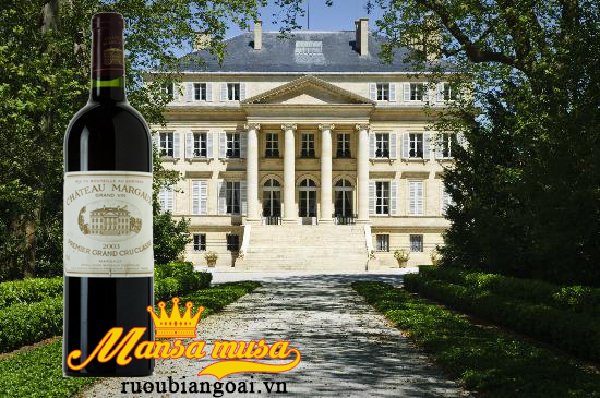 Đặc trưng vang pháp Chateau Margaux 2003