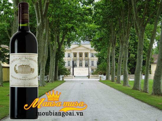 Đặc trưng vang pháp Chateau Margaux 2003