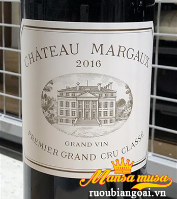 THƯỞNG THỨC VANG PHÁP CHATEAU MARGAUX 2016