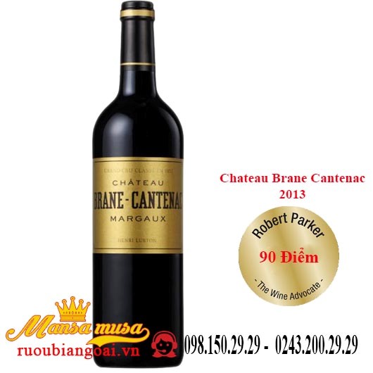 rượu vang pháp chateau brane cantenac