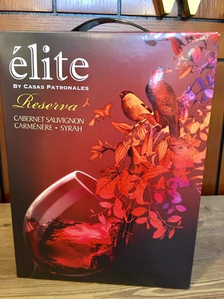 Vang Chile Elite Reserva Cabernet Sauvignon Syrah 3L