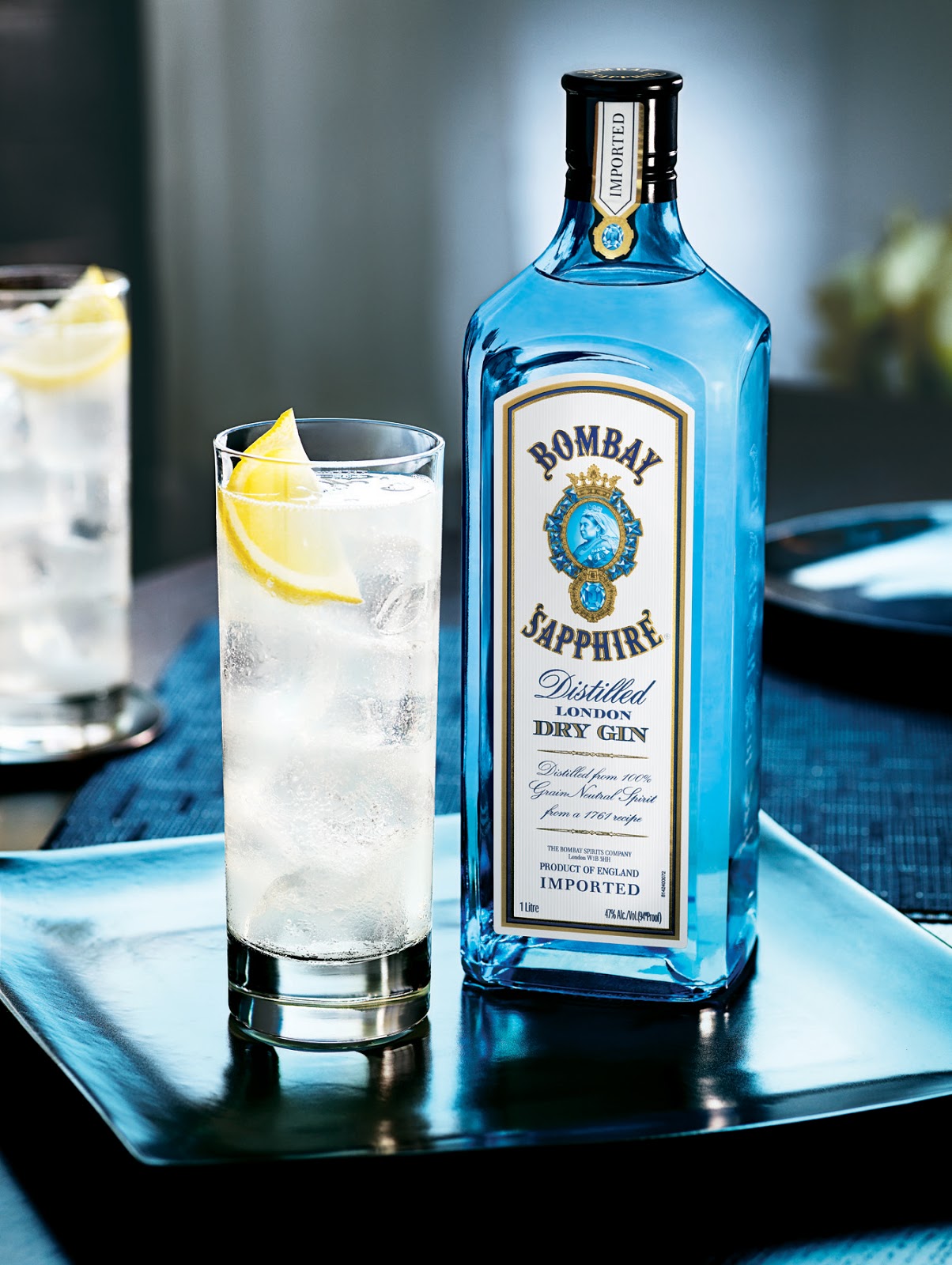 Rượu Gin Bombay Saphire 1Lít