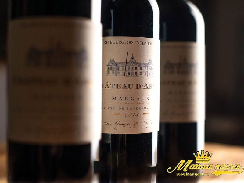 Vang Pháp Chateau D'arsac 2015 Vang Pháp Chateau D'arsac 2015