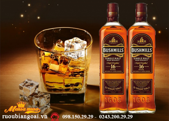 Rượu Whiskey Bushmills 16 Năm