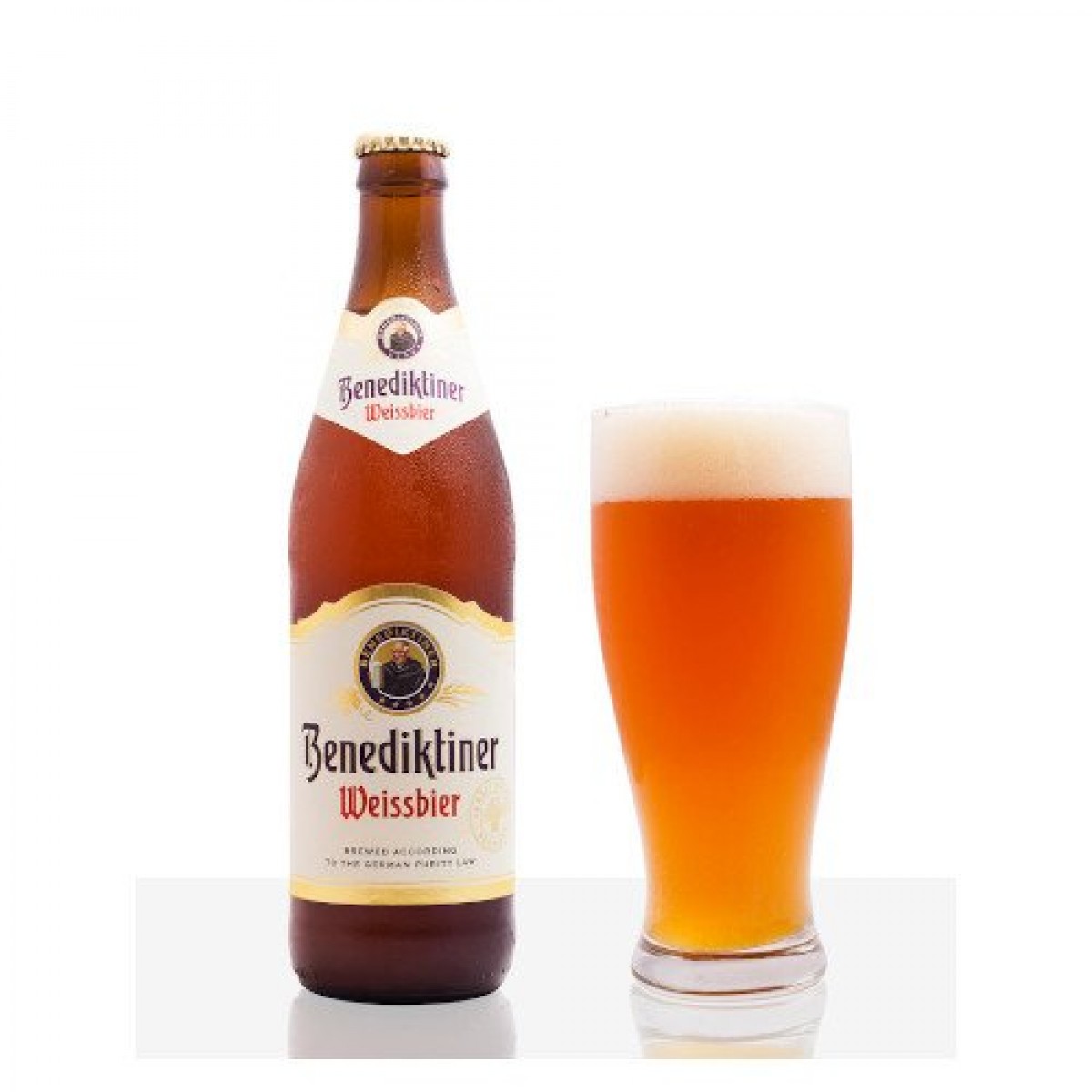 Bia Benediktiner Weissbier 5,4% Đức – thùng 12 chai 500ml