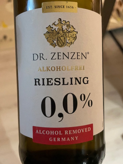 Vang Chile Không Cồn Dr.Zenzen Alkoholfrei Riesling