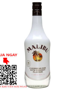 rượu rum malibu hương dừa - 21% chai 700ml