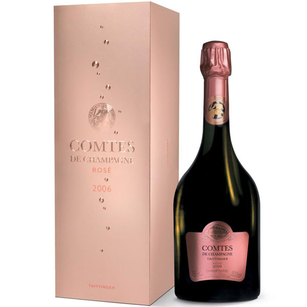 Rượu Champagne Comtes De Champagne Taittinger Rose