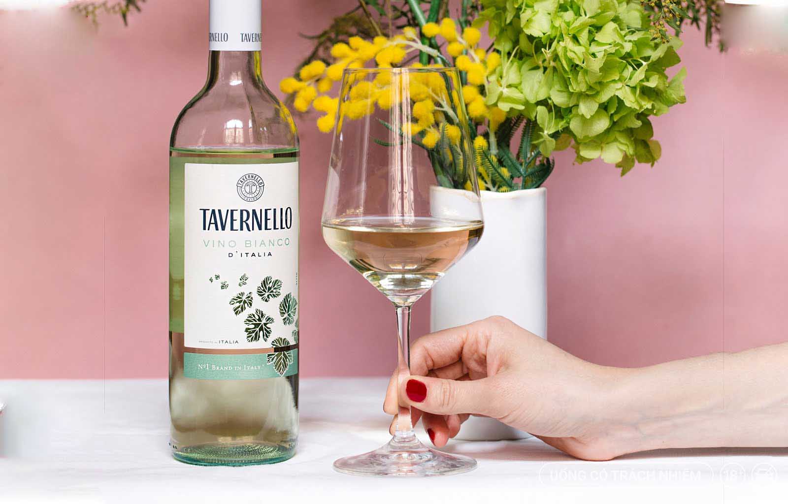 Rượu Vang Tavernello Vino Bianco D’italia