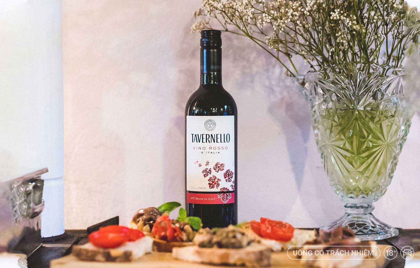 Rượu Vang Tavernello Vino Rosso D’italia