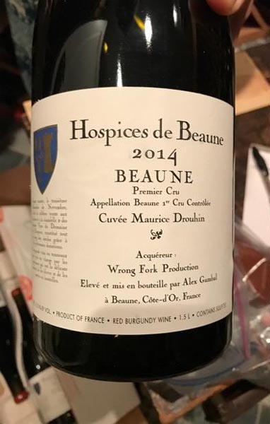 Vang Pháp Beaune 1er Cru Cuvée Maurice Drouhin 2014