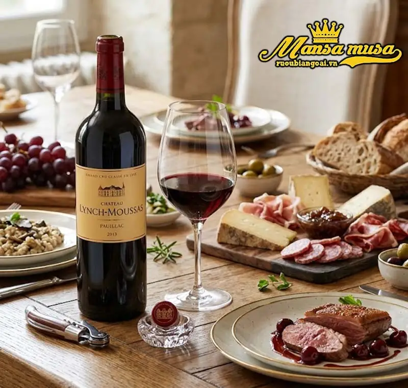 vang pháp chateau lynch moussas 2013