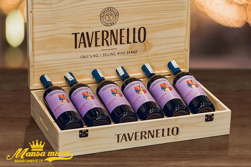 vang ý tavernello sangiovese merlot rubicone vang ý tavernello sangiovese merlot rubicone