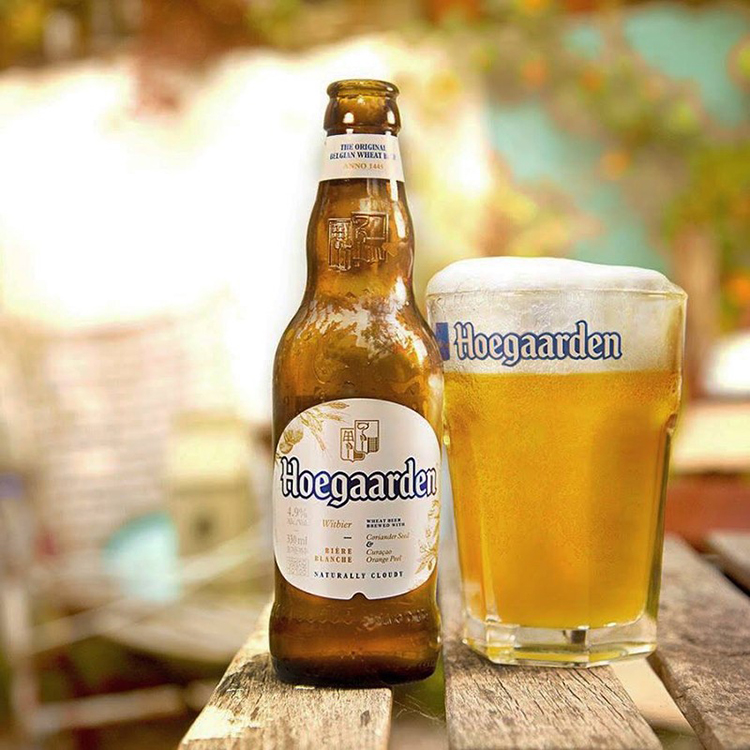 Bia Hoegaarden trắng 4,9% Bỉ – 24 chai 330ml