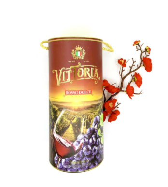 Vang Ống Ngọt Vittoria Rosso Semidolce