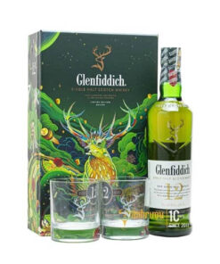 rượu whisky glenfiddich 12 năm - hộp quà tết 2022