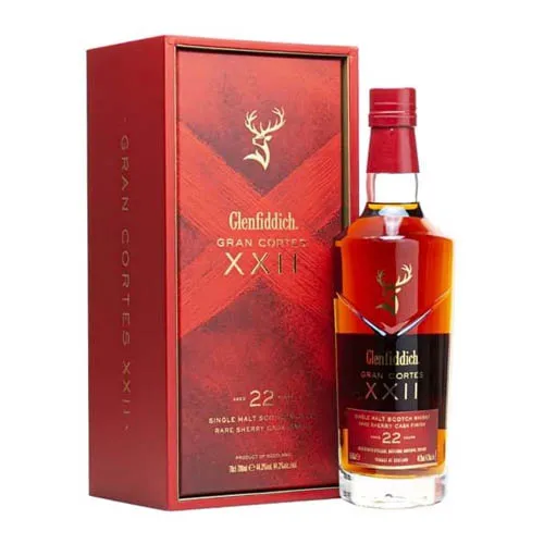 rượu whisky glenfiddich 22 năm - gran cortes xxii