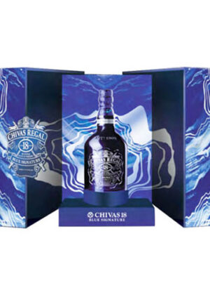 rượu whisky chivas 18 blue - hộp quà tết 2022