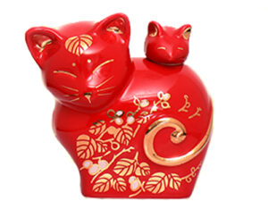 Rượu Mèo sứ Royal Umeshu Gold 23K RED