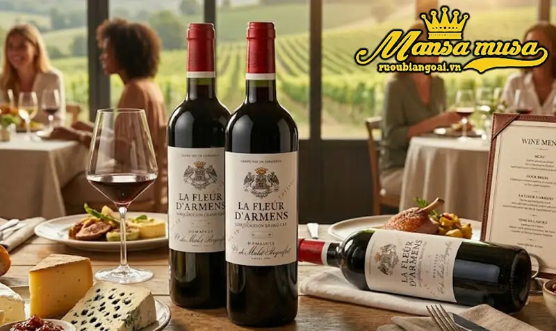 vang pháp la fleur d'armens 2015