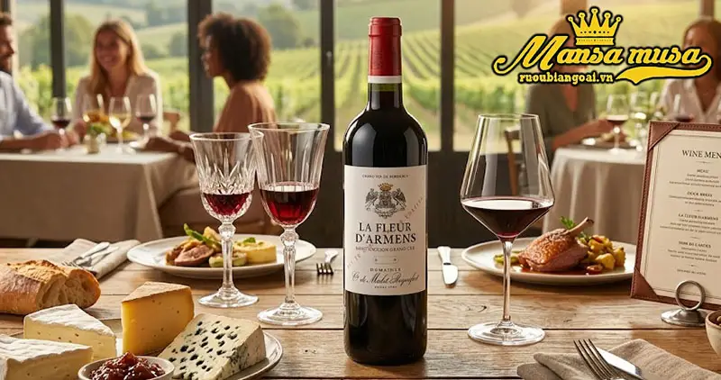 vang pháp la fleur d'armens 2015